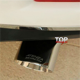 Насадки на глушитель Atenza Skyactiv Platinum на Mazda 6 GJ