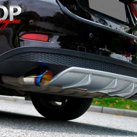 Диффузор заднего бампера GT Line на Mazda 6 GJ