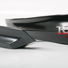 Накладки на передний бампер - Обвес Exclusive на Hyundai Solaris