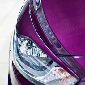 Реснички на фары Exclusive 3D на Hyundai Solaris