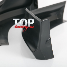 Накладки на задний бампер Exclusive (Хетчбэк) на Hyundai Solaris