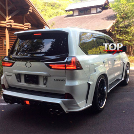 Диффузор заднего бампера Artisan на Lexus LX570 UJR 200