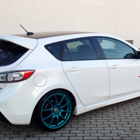 Пороги MPS Style (ABS) на Mazda 3 BL