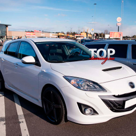 Пороги MPS Style (ABS) на Mazda 3 BL