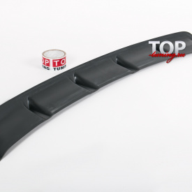 Диффузор на задний бампер Advance на Kia Rio 4