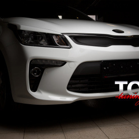 Реснички Advance Extreme на Kia Rio 4 (широкие)