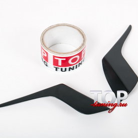 Короткие реснички на фары Дорестайлинг на Honda Accord 8