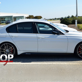 Накладки под пороги (лезвия) Performance на BMW 3 F30