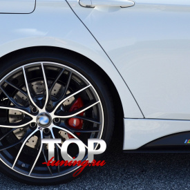 Накладки под пороги (лезвия) Performance на BMW 3 F30