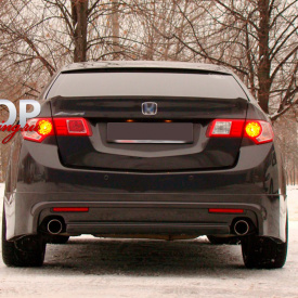 Юбка на задний бампер (ABS) Mugen на Honda Accord 8