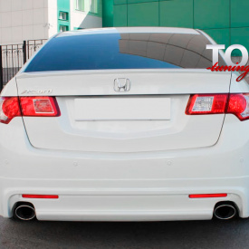 Юбка на задний бампер (ABS) Mugen на Honda Accord 8