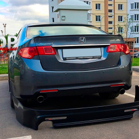 Юбка на задний бампер (ABS) Mugen на Honda Accord 8