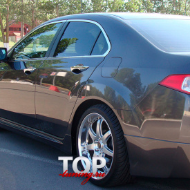 Юбка на задний бампер (ABS) Mugen на Honda Accord 8