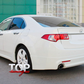 Юбка на задний бампер (ABS) Mugen на Honda Accord 8