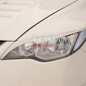 Реснички фигурные на Honda Civic 4D (8)