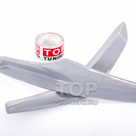 Элероны переднего бампера Ings +1 Extreem на Honda Civic 4D (8)