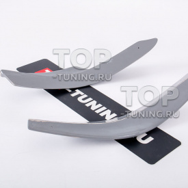 Элероны переднего бампера Ings +1 Extreem на Honda Civic 4D (8)