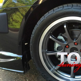 Юбка на передний бампер Zodiak ABS (Рестайлинг) на Mitsubishi Lancer 10 (X)