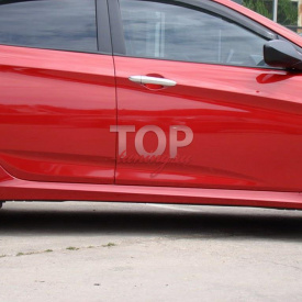 Пороги A`PEX GT для Hyundai Solaris 1