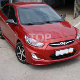 Пороги A`PEX GT для Hyundai Solaris 1