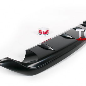 Диффузор на задний бампер A`PEX Duo на Hyundai Solaris