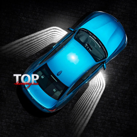 Подсветка в пороги – LED проекция Angel Wings BMW Design