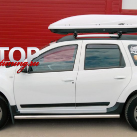 Узкие молдинги на двери Renault Duster 1