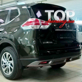 Юбка на задний бампер Ambassador на Nissan X-Trail T32