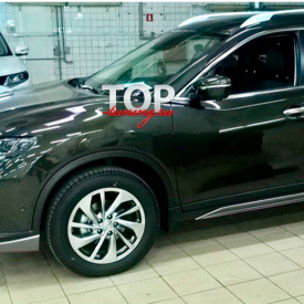 Юбка на передний бампер Ambassador на Nissan X-Trail T32