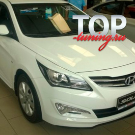 Сплиттер Ambassador GT на Hyundai Solaris