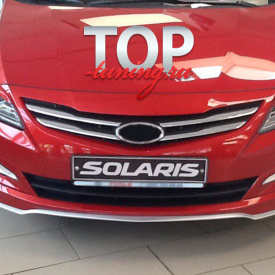 Сплиттер Ambassador GT на Hyundai Solaris