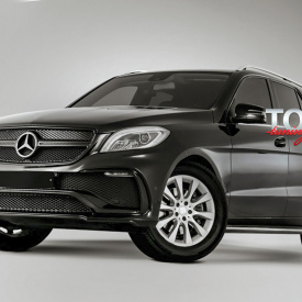 Передний бампер S63 с решеткой для Mercedes ML III W166