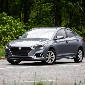 Реснички на фары Advance Широкие на Hyundai Solaris