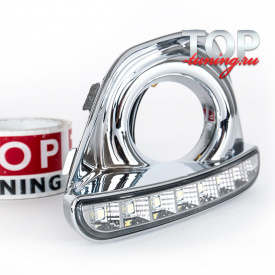 Дневные ходовые огни Led Star на Jeep Compass