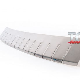 Накладка на задний бампер на Honda Civic 9