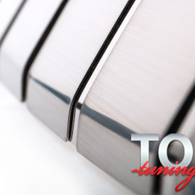 Накладка на задний бампер на Honda Civic 9