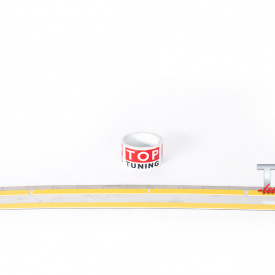 Накладка на задний бампер на Honda Civic 9