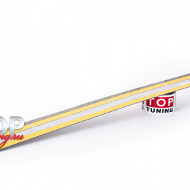 Накладка на задний бампер на Honda Civic 9