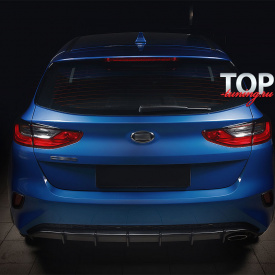 Задние реснички Advance на Kia Ceed 3