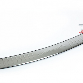 Протектор заднего бампера Maxi Style на Mitsubishi Lancer 10 (X)