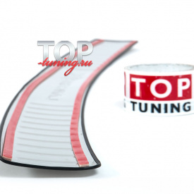 Протектор заднего бампера Maxi Style на Mitsubishi Lancer 10 (X)