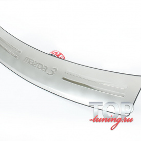 Протектор заднего бампера на Mazda 3 Axela BK