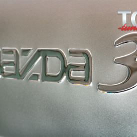 Протектор заднего бампера на Mazda 3 Axela BK