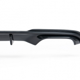 Диффузор под раздвоенный выхлоп Advance + боковые элероны на Solaris