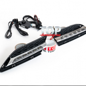 Дневные ходовые огни Facelifted на BMW 3