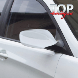 Накладки на зеркала на Hyundai Solaris