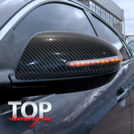 Крышки с указателями поворотов на зеркала CARBON STYLE на Mazda