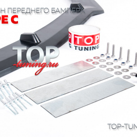 Элерон на передний бампер Type C на Kia Ceed
