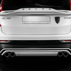 Накладки на задний бампер Moose Carbon на Volvo XC90 II