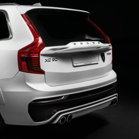 Накладки на задний бампер Moose Carbon на Volvo XC90 II